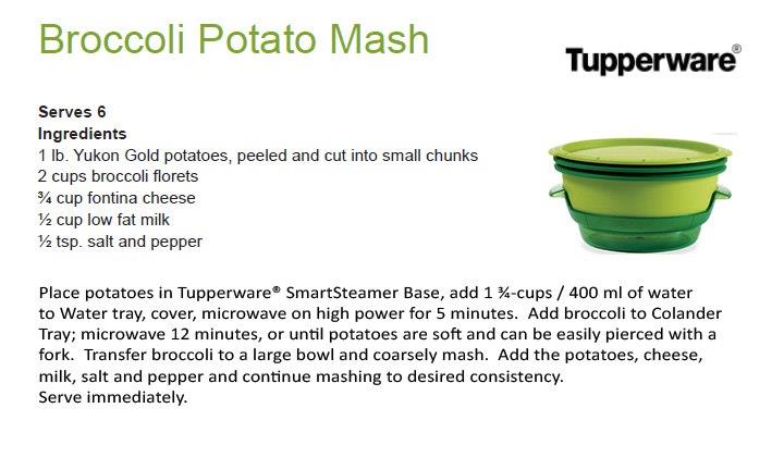 Tupperware Smart Steamer Cooking Chart
